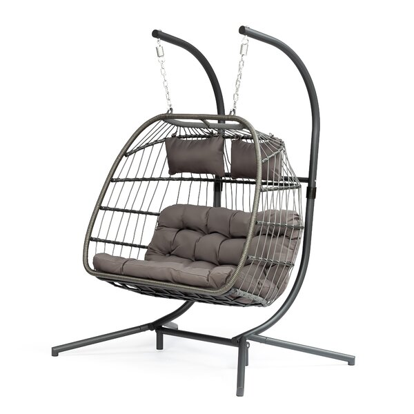BEW Luxury Double Swing Chair with Stand